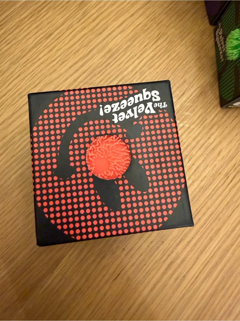 NeeDoh Fuzz Ball Flower Power GREEN  Available NIB
